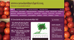 Desktop Screenshot of canoelandsorchard.com