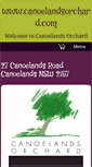 Mobile Screenshot of canoelandsorchard.com